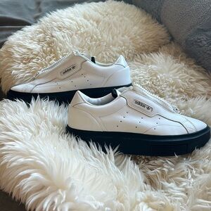 adidas White and Black Women's Platform Sneakers